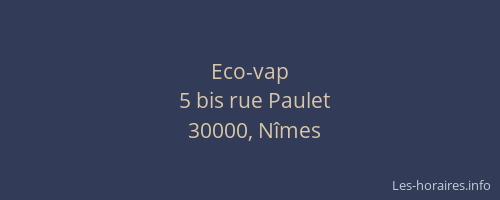 Eco-vap