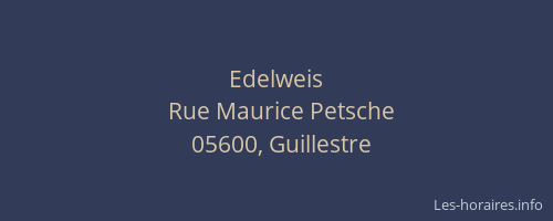 Edelweis