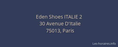 Eden Shoes ITALIE 2
