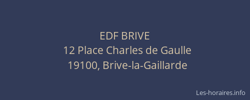 EDF BRIVE