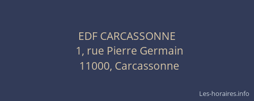 EDF CARCASSONNE