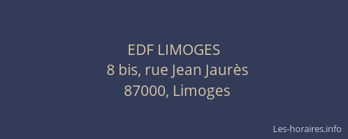 EDF LIMOGES