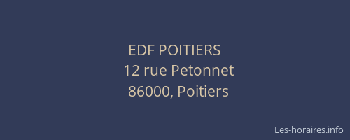 EDF POITIERS