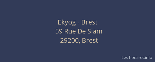 Ekyog - Brest