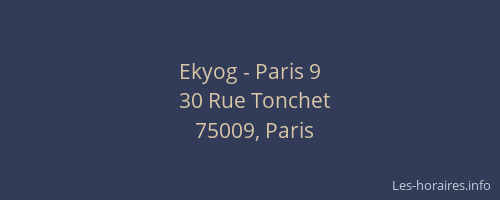 Ekyog - Paris 9