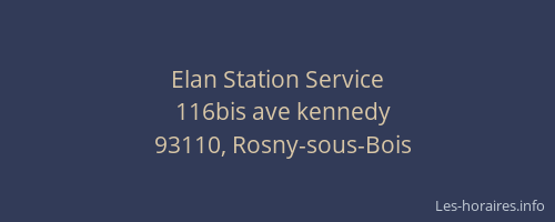 Elan Station Service