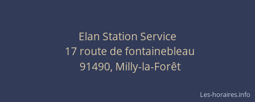 Elan Station Service