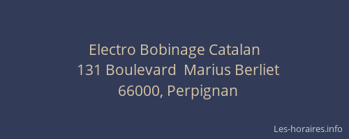 Electro Bobinage Catalan