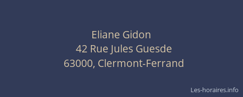 Eliane Gidon