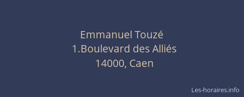 Emmanuel Touzé