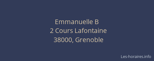Emmanuelle B