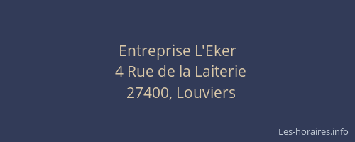 Entreprise L'Eker