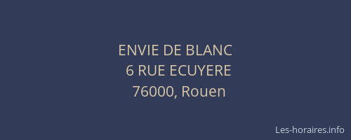 ENVIE DE BLANC