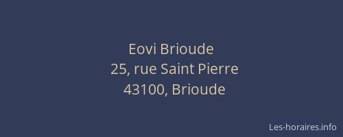 Eovi Brioude