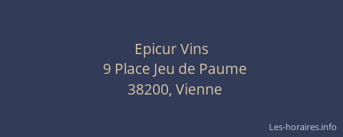 Epicur Vins