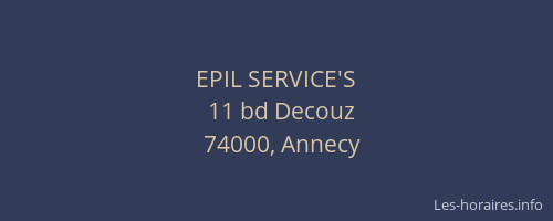 EPIL SERVICE'S