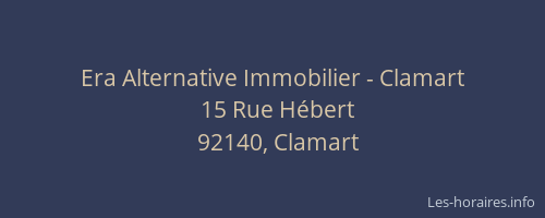 Era Alternative Immobilier - Clamart