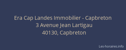Era Cap Landes Immobilier - Capbreton