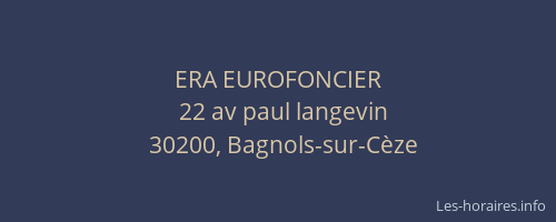 ERA EUROFONCIER