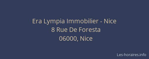 Era Lympia Immobilier - Nice