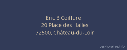 Eric B Coiffure