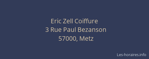 Eric Zell Coiffure