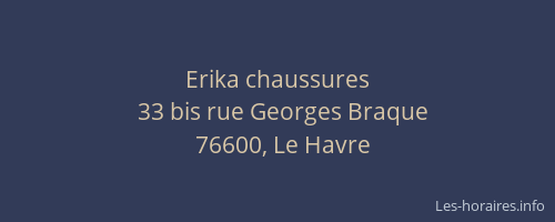 Erika chaussures