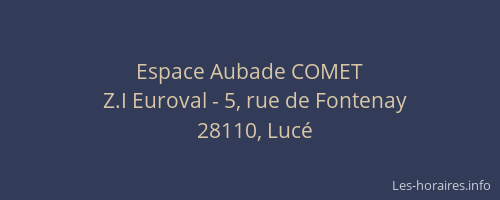 Espace Aubade COMET