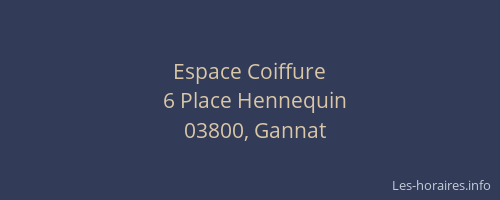 Espace Coiffure