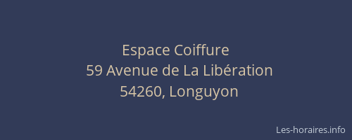 Espace Coiffure