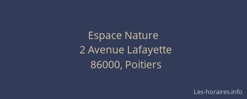 Espace Nature