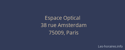 Espace Optical