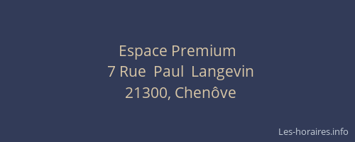 Espace Premium