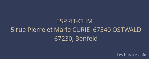 ESPRIT-CLIM