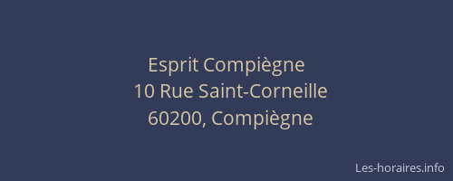 Esprit Compiègne