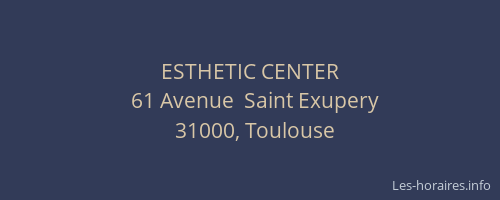 ESTHETIC CENTER