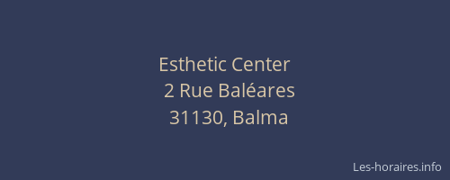 Esthetic Center