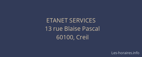 ETANET SERVICES
