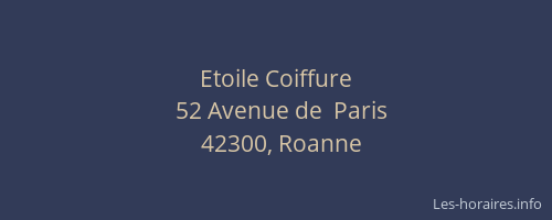 Etoile Coiffure