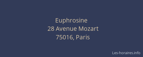 Euphrosine