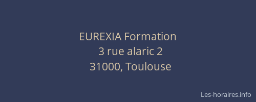 EUREXIA Formation