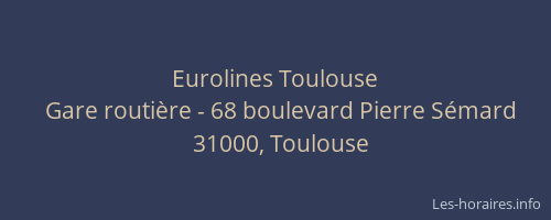 Eurolines Toulouse