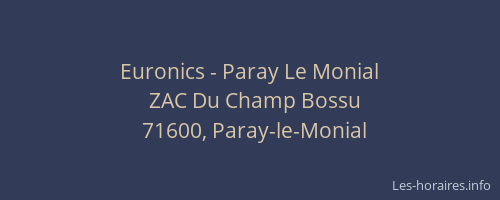 Euronics - Paray Le Monial