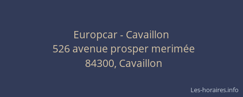 Europcar - Cavaillon