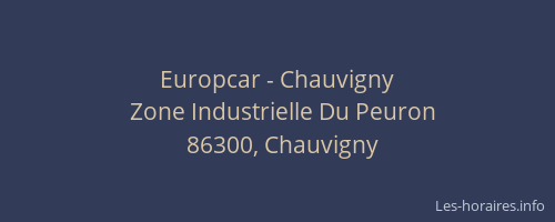 Europcar - Chauvigny