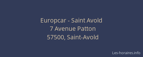 Europcar - Saint Avold