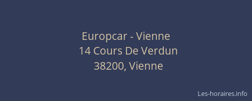 Europcar - Vienne