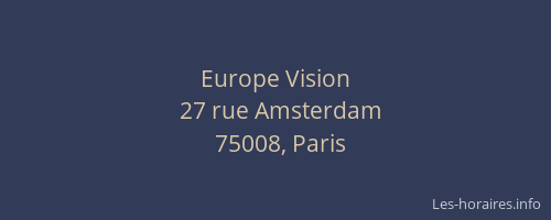 Europe Vision