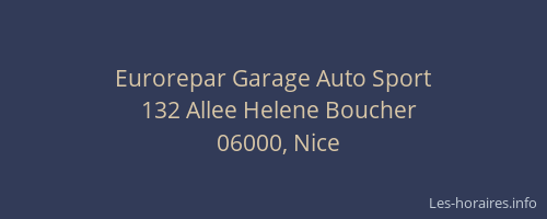 Eurorepar Garage Auto Sport