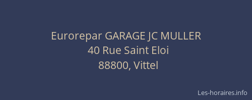 Eurorepar GARAGE JC MULLER